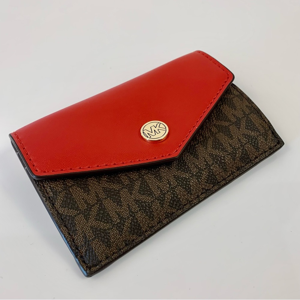 MICHAEL KORS Small Logo and Leather 3-in-1 Card Case - Picture 6 of 15
